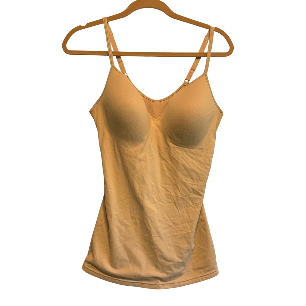 Maidenform Shapewear Camisole XL Nude Beige Padded Foam Cups W83070 minimalist